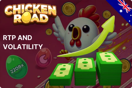 Return to Player and volatility chart in Chicken Road
